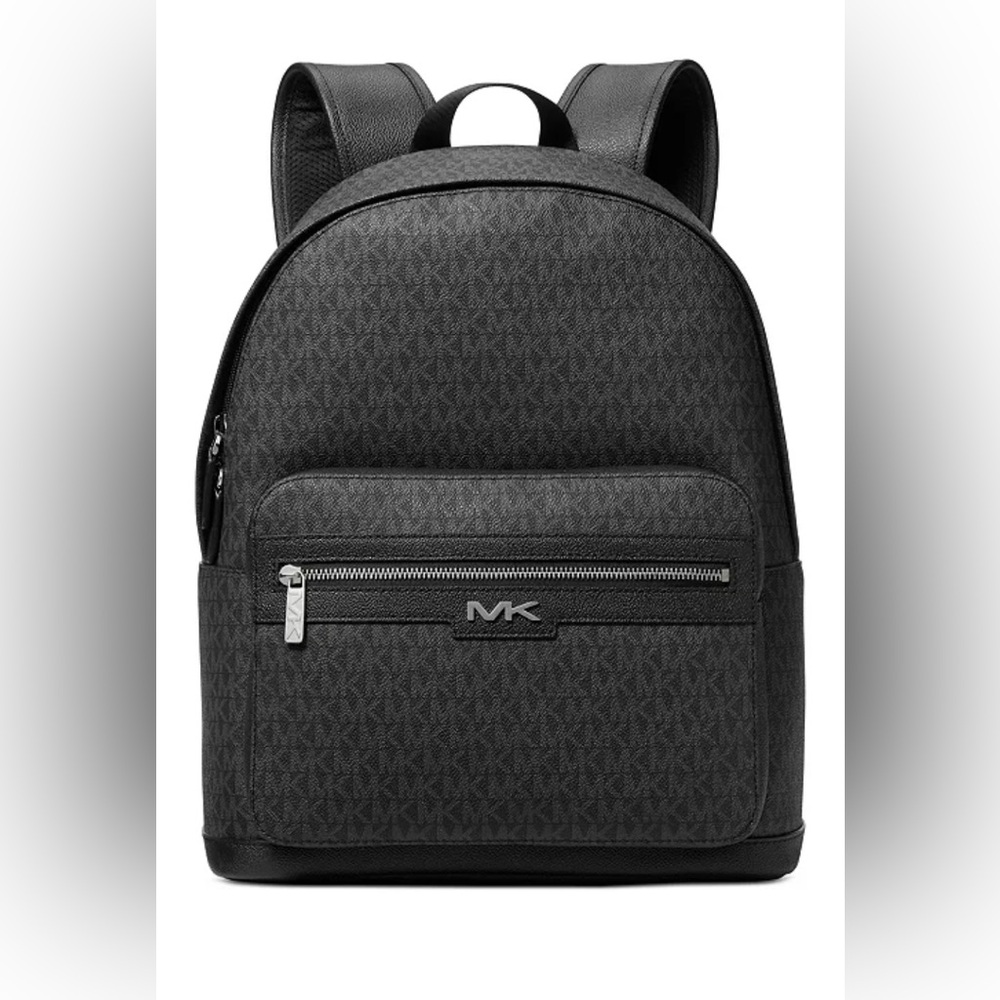 Michael Kors Black and Gray Logo Backpack NWOT